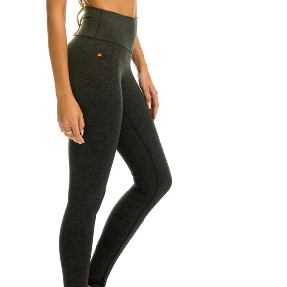 Aviator nation leggings with bolt decal dark grey - Picture 3 of 8